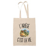 Tote Bag Beige L’Ariège c’est la vie