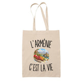 Tote Bag Beige L’Arménie c’est la vie