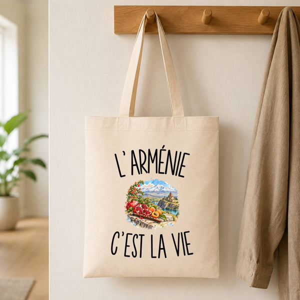 Tote Bag Beige L’Arménie c’est la vie