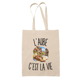Tote Bag Beige L’Aube c’est la vie