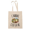 Tote Bag Beige L’Aubrac c’est la vie