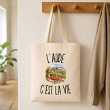 Tote Bag Beige L’Aude c’est la vie