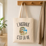 Tote Bag Beige L’Australie c’est la vie