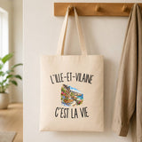 Tote Bag Beige L’Ille-et-Vilaine c’est la vie