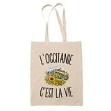 Tote Bag Beige L’Occitanie c’est la vie