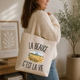 Tote Bag Beige La Beauce c’est la vie