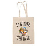 Tote Bag Beige La Belgique c’est la vie