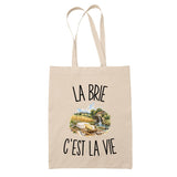 Tote Bag Beige La Brie c’est la vie
