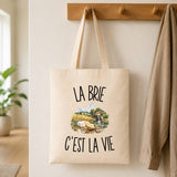 Tote Bag Beige La Brie c’est la vie