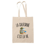 Tote Bag Beige La Californie c’est la vie