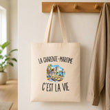 Tote Bag Beige La Charente-Maritime c’est la vie