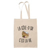 Tote Bag Beige La Côte-d’Or c’est la vie