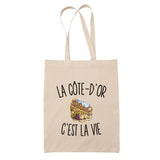 Tote Bag Beige La Côte-d’Or c’est la vie