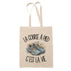 Tote Bag Beige La course à pied c'est la vie