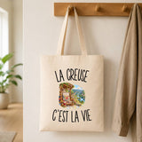 Tote Bag Beige La Creuse c’est la vie