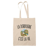 Tote Bag Beige La Dordogne c’est la vie