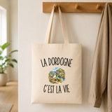 Tote Bag Beige La Dordogne c’est la vie