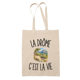 Tote Bag Beige La Drôme c’est la vie