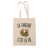 Tote Bag Beige La Fanfare c’est la vie