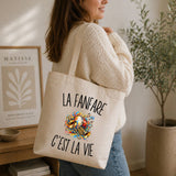 Tote Bag Beige La Fanfare c’est la vie