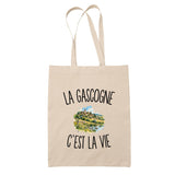 Tote Bag Beige La Gascogne c’est la vie