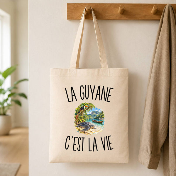 Tote Bag Beige La Guyane c’est la vie