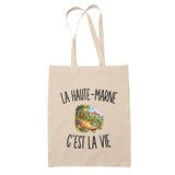 Tote Bag Beige La Haute-Marne c’est la vie