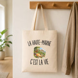 Tote Bag Beige La Haute-Marne c’est la vie