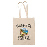 Tote Bag Beige La Haute-Savoie c’est la vie