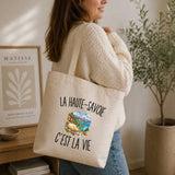 Tote Bag Beige La Haute-Savoie c’est la vie