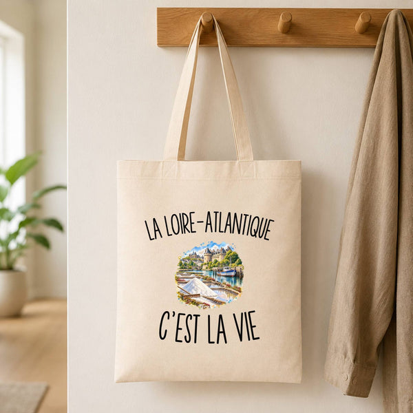 Tote Bag Beige La Loire-Atlantique c’est la vie