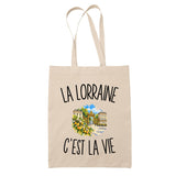 Tote Bag Beige La Lorraine c’est la vie