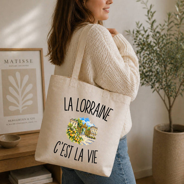 Tote Bag Beige La Lorraine c’est la vie