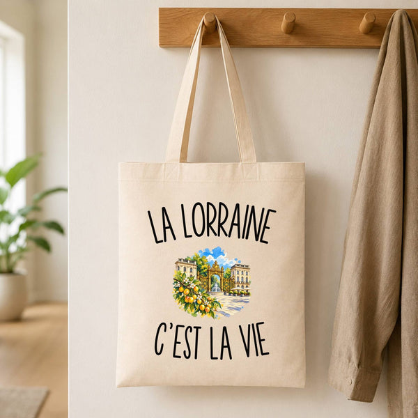 Tote Bag Beige La Lorraine c’est la vie