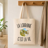 Tote Bag Beige La Lorraine c’est la vie