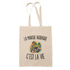 Tote Bag Beige La Marche Nordique c’est la vie