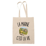 Tote Bag Beige La Marne c’est la vie