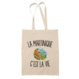 Tote Bag Beige La Martinique c’est la vie