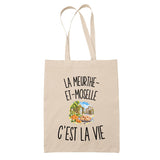 Tote Bag Beige La Meurthe-et-Moselle c’est la vie