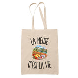Tote Bag Beige La Meuse c’est la vie