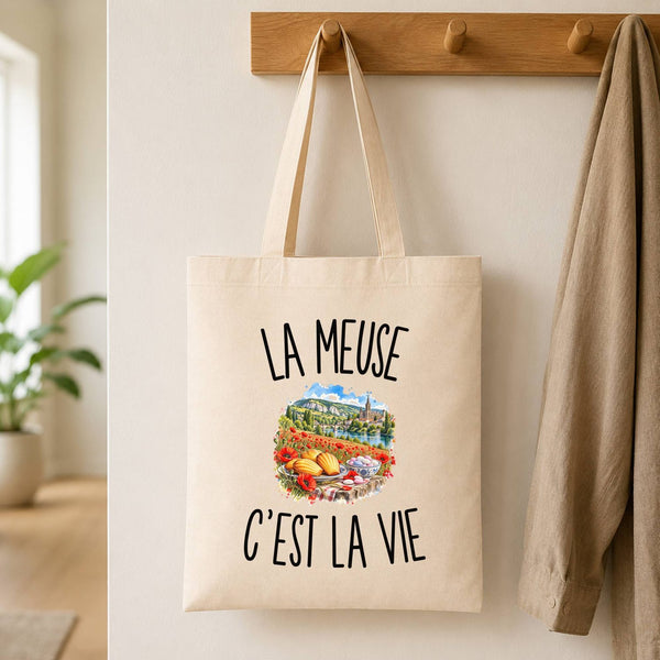 Tote Bag Beige La Meuse c’est la vie