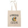 Tote Bag Beige La Montgolfière c’est la vie