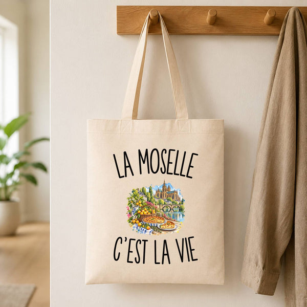 Tote Bag Beige La Moselle c’est la vie