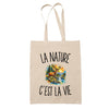 Tote Bag Beige La Nature c’est la vie