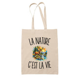 Tote Bag Beige La Nature c’est la vie