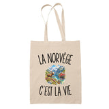 Tote Bag Beige La Norvège c’est la vie