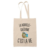 Tote Bag Beige La Nouvelle-Calédonie c’est la vie