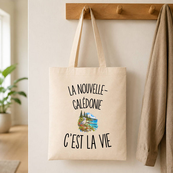 Tote Bag Beige La Nouvelle-Calédonie c’est la vie