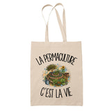 Tote Bag Beige La permaculture c'est la vie