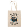 Tote Bag Beige La photo c'est la vie